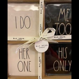 Rae Dunn Bridal Wedding Coasters